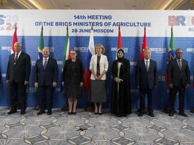 گسترش شبکه‌های تجاری حوزه کشاورزی با همکاری ایران و کشورهای عضو بریکس